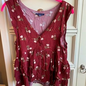 American Eagle floral tank top